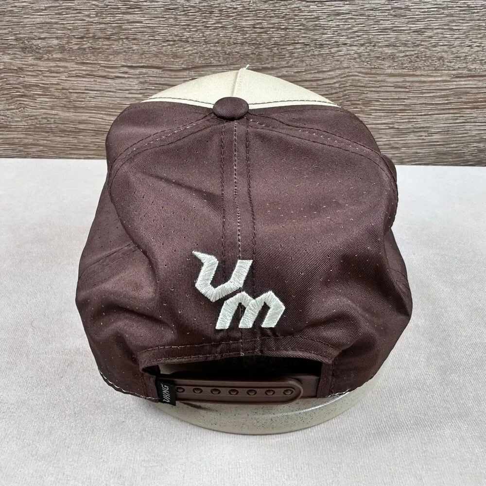 Vavia Easy Go Hat Viking Motorsports Brown Cream Rope Trucker Cap Snapback